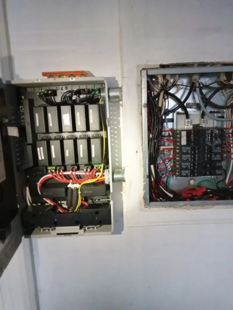 Electrical panel upgrade completed for Security Camera Wiring in Berkley